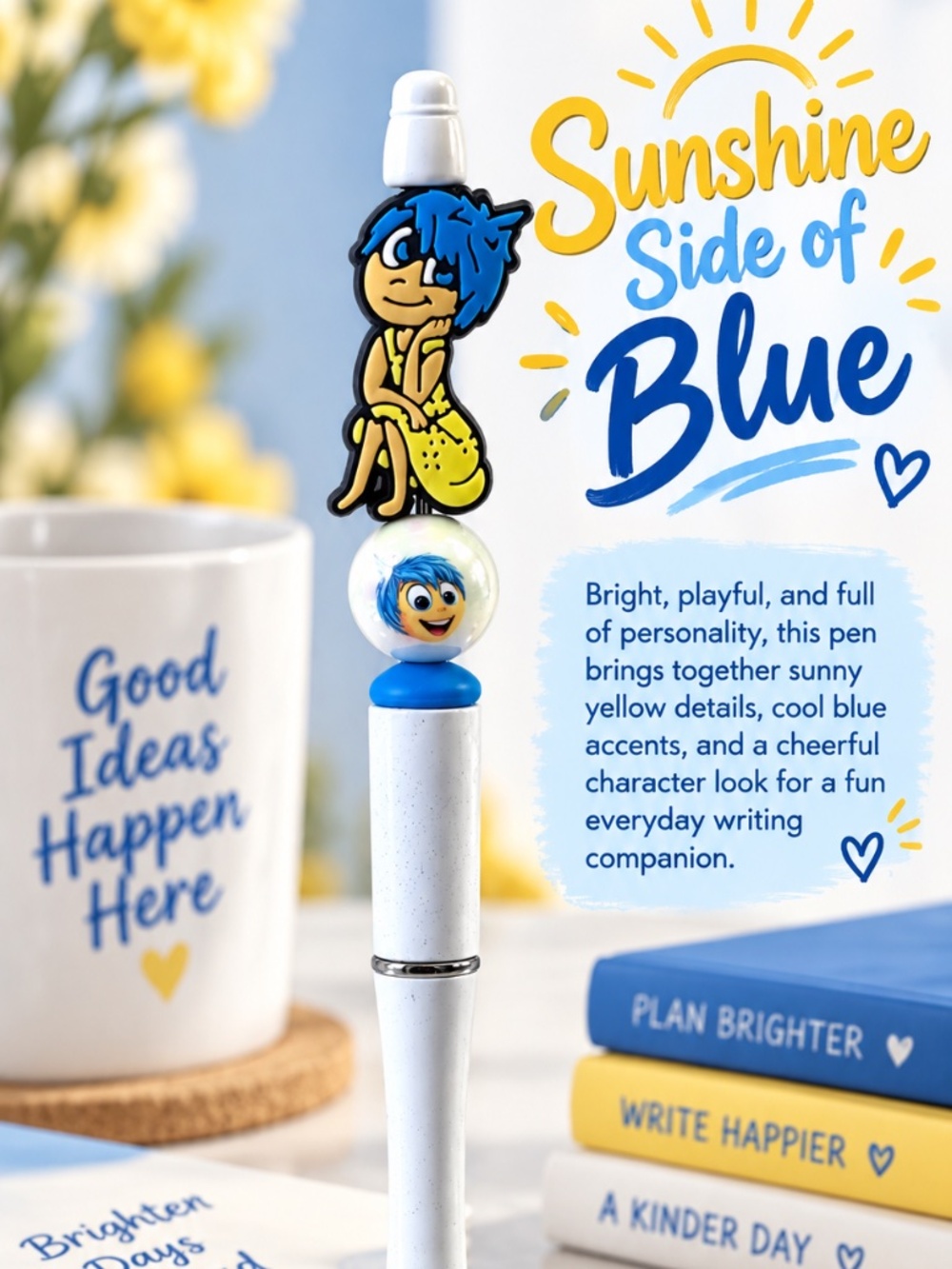 Sunshine Side Of Blue Pen